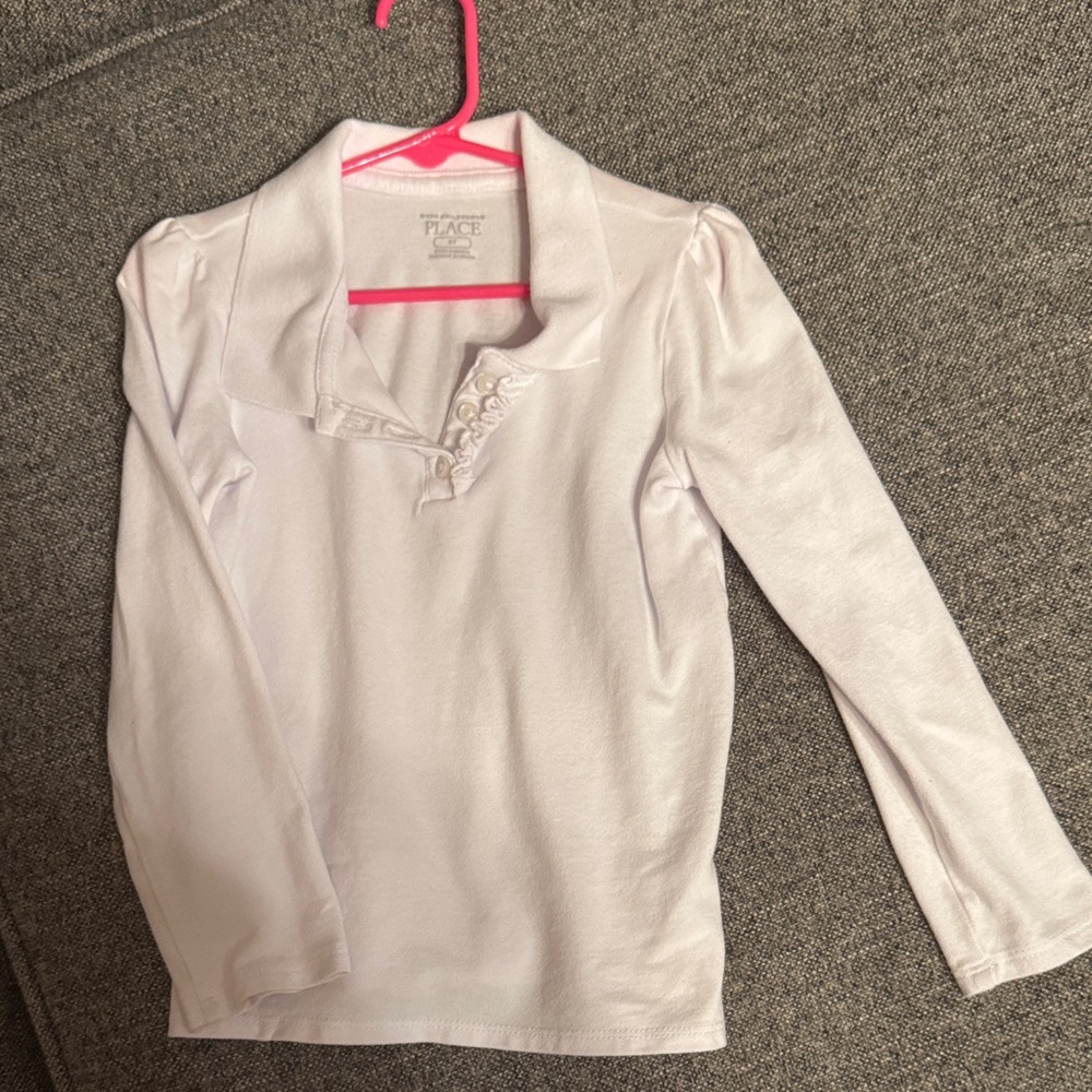 The Children's Place Classic White Button Down Shirt
